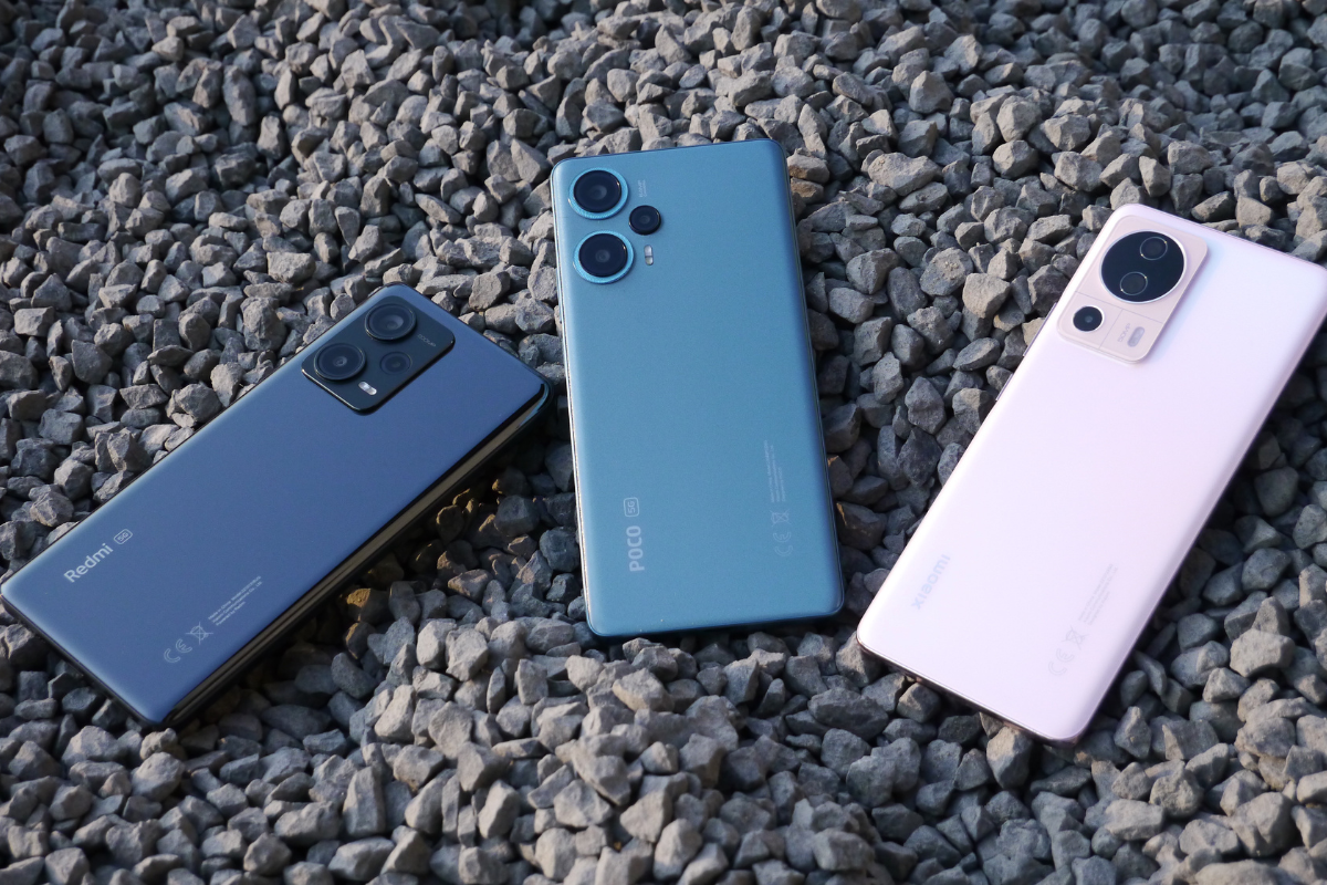 Porownanie POCO F5 5G, Xiaomi 13 Lite 5G i Redmi Note 12 Pro+ 5G