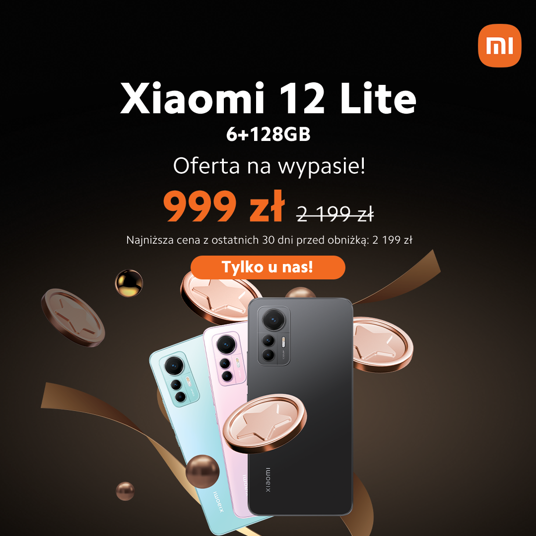 Xiaomi 12 Lite - promocyjny hit od Mi-Store