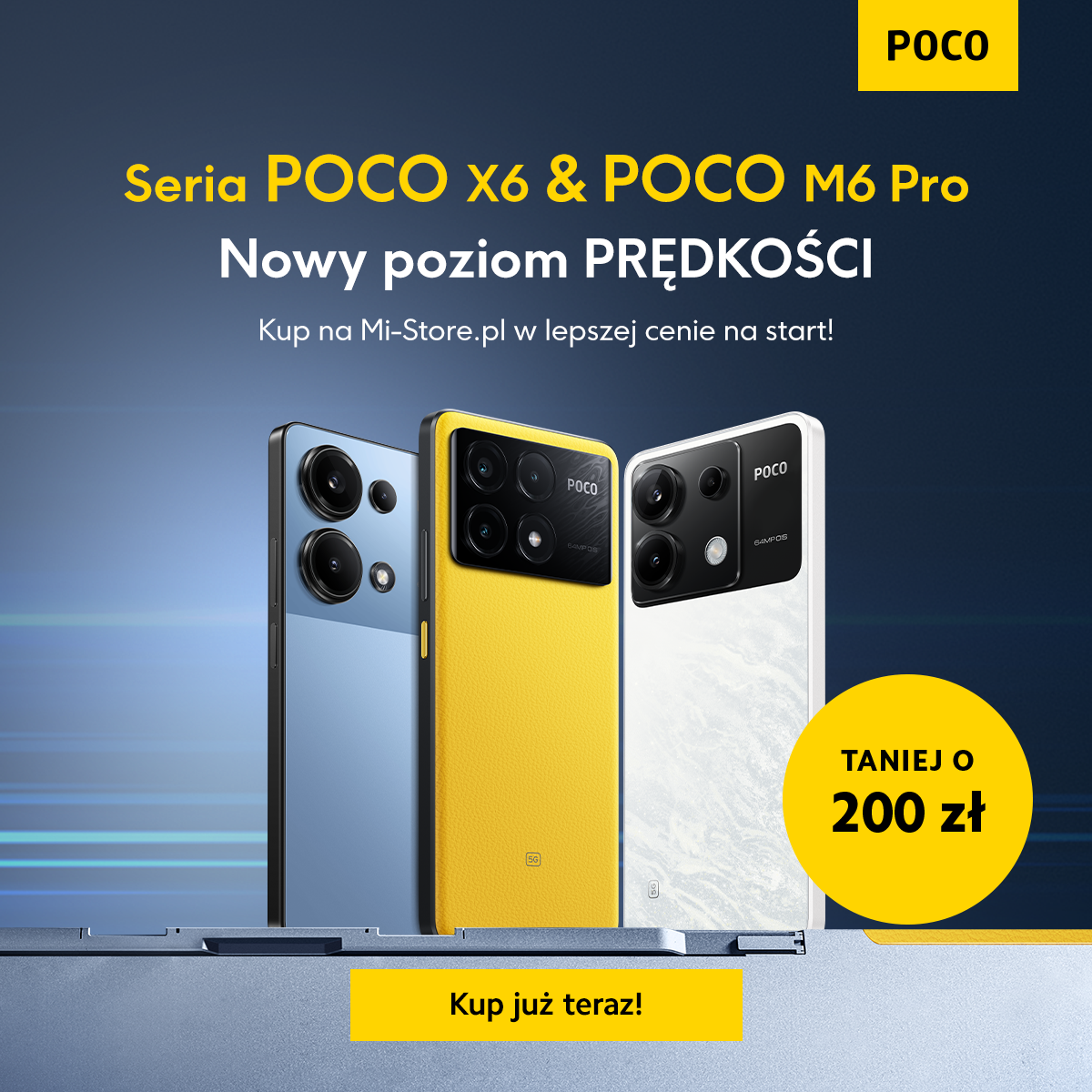 Premiera POCO X6! Nowy standard mocy i wydajności w świecie smartfonów