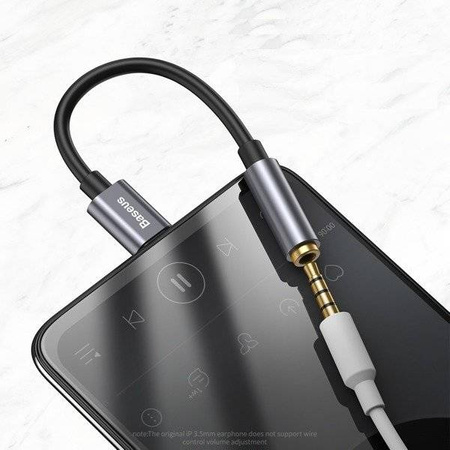 Adapter Audio Baseus L54 USB Type-C | Jack 3,5mm do Mi 8 / 9 / 10 / 10T / 11 / POCO F3