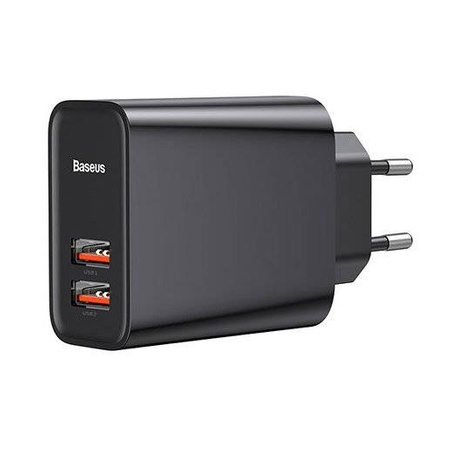 Phone Charger Baseus Speed PPS Quick Charger 2xUSB 30W Black