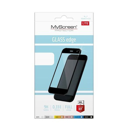 Szkło na Cały Ekran MyScreen LITE Glass Edge Full Glue Xiaomi Redmi Note 9S / 9 Pro  Black