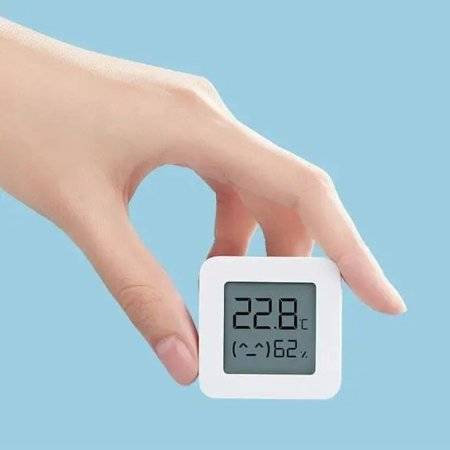 Zestaw Termometr Czujnik Xiaomi Mi Temperature and Humidity Monitor 2 BLE + Bateria CR2032