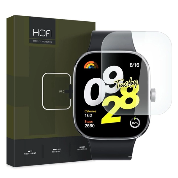 Hybrid Glass XIAOMI REDMI WATCH 3 HOFI Hybrid Pro+ black, all GSM  accessories \ Screen & lens protection \ For smartwatches Archiwum \  promotion (lipiec 2023)