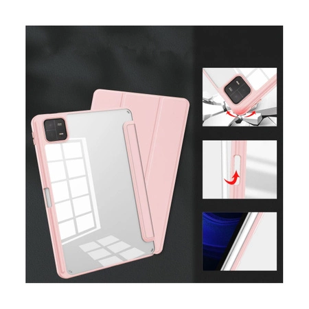 Etui Zamykane Tech-Protect SmartCase do Xiaomi Pad 6 / 6 Pro Pink