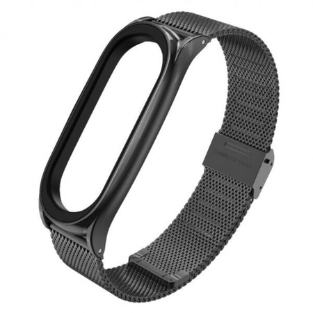 Wristband Steel bracelet Xiaomi MiJobs Mi Band 5 / Mi Band 6 / 6 NFC / 6 NFC Black