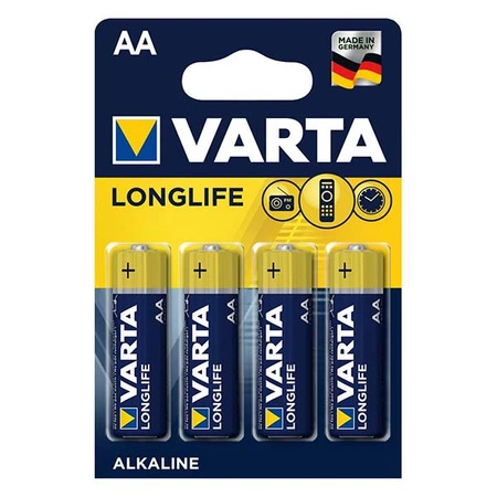 LR6 Batteries 4pcs Varta Longlife Power AA