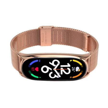 Tech-Protect steel bracelet for Xiaomi Mi Band 7 / 7 NFC Rose gold