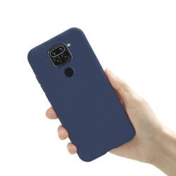 Protective Silicone Case Xiaomi Redmi Note 9 Blue Dark Navy