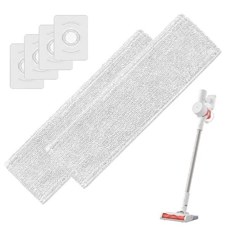 Replacement Mop for Xiaomi Mi Vacuum Cleaner G10 Mop Kit 2x cloth + 4x water filters