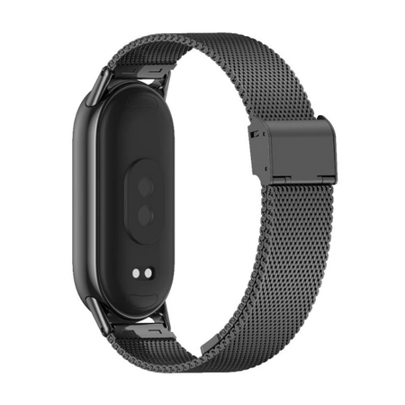 Opaska Stalowa bransoletka Tech-Protect Milaneseband do Xiaomi Mi Band 8 / 9 / 10 Czarna