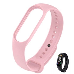 Opaska YunMi do Xiaomi Mi Band 7 / 7 NFC Jasny Różowy