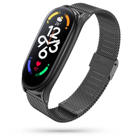 Tech-Protect steel bracelet for Xiaomi Mi Band 7 / 7 NFC Black