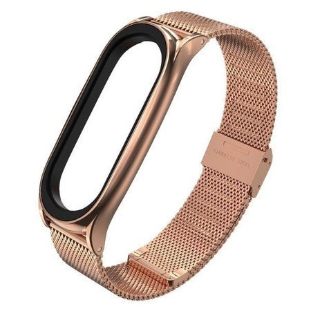 Wristband Steel bracelet Xiaomi MiJobs Mi Band 5 / Mi Band 6 / 6 NFC Rose gold