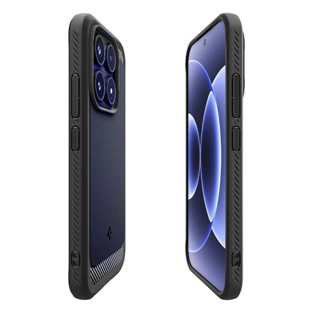 Etui ochronne Rugged Armor Spigen Matte Black Xiaomi 17