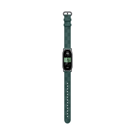 Original leather strap for Xiaomi Mi Band 8 / 9 green