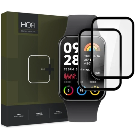 Hybrid Hofi Glass Pro+ 2-Pack Xiaomi Smart Band 8 Pro Black