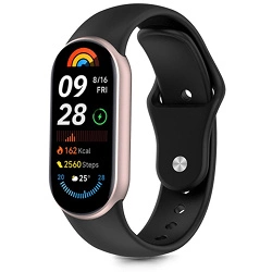 Ремінець Tech-Protect IconBand Pure для Xiaomi Smart Band 8 / 9 / 10 / NFC чорний