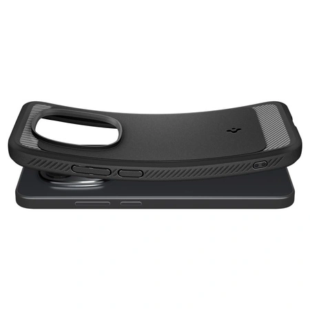 Etui ochronne Rugged Armor Spigen Matte Black Redmi Note 15 Pro 5G