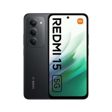 Смартфон Xiaomi Redmi 15 5G 4+128 ГБ чорного кольору