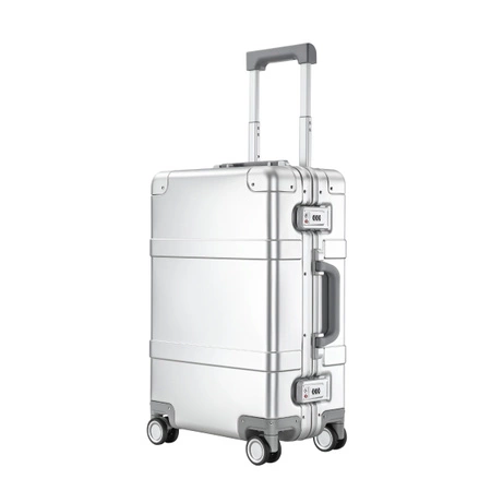 NINETYGO Metal cabin suitcase 55cm silver
