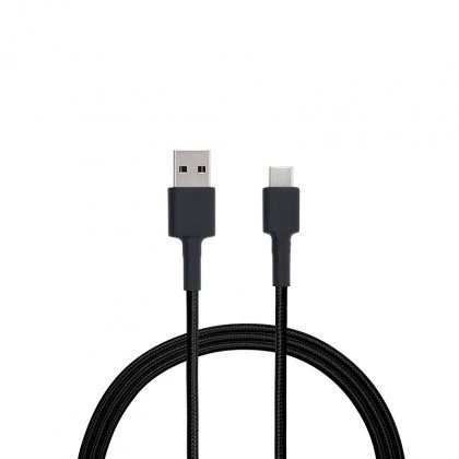 Cable with Fast Charging USB Type C 27W 100 cm Mi Black