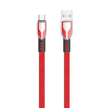 Cable with Fast Charging to 25W USB Type-C Braided Dudao 100 cm Red