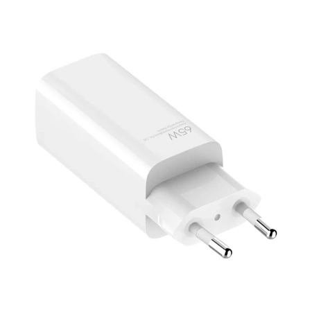 Xiaomi Mi 65W GaN Charger with Fast Charging 2 Ports (Type-A + Type-C) + Type-C Cable 1m