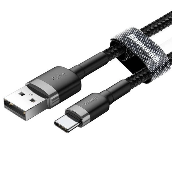 Baseus Cafule Cable USB Tipo-C a Tipo-C Carga Rápida 3.0 Power Delivery 2.0  60W 2m Rojo, PcComponen