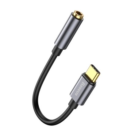 Baseus L54 USB Type-C to 3.5mm Jack Audio Adapter Gray