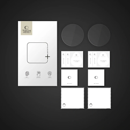 Szkło hartowane Tech-Protect Glass Fit 2-pack Xiaomi Watch S4 Clear