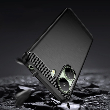 Carbon TPU Protective Case for Xiaomi Redmi 13C / POCO C65 Black