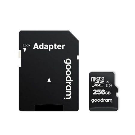 256GB 100MB/s Micro SD UHS-I Class 10 GOODRAM Memory Card