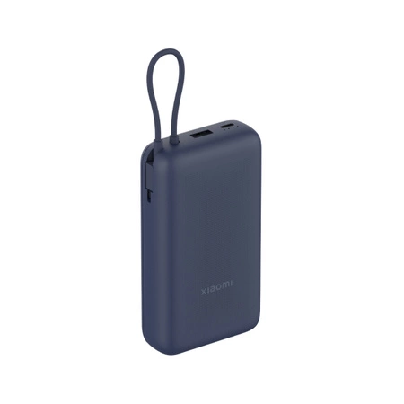 Зовнішній акумулятор з кабелем Xiaomi 33W Power Bank 20000mAh синього кольору