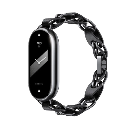 Oryginalna opaska-łańcuszek do Xiaomi Mi Band 8 / 9 czarna