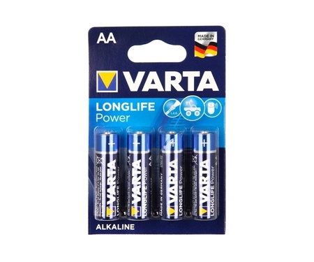 Батарейки LR6 4шт Varta Longlife Power 1.5V MN1500 AA B4   