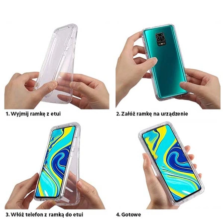 Xiaomi Redmi 9 Transparent Double Layer Protective Case