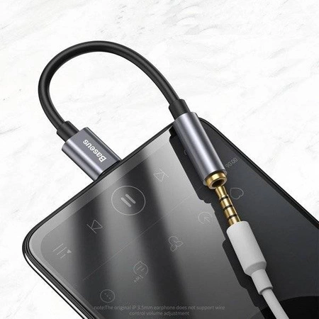 Adapter Audio Baseus L54 USB Type-C do Jack 3,5mm czarny
