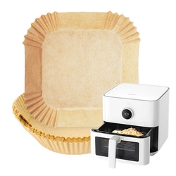 Wkłady papierowe do frytkownicy Air Fryer 50 sztuk 20 cm / 4,2 cm
