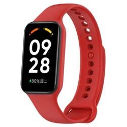 Браслет Yunmi для Xiaomi Smart Band 8 Active / Xiaomi Redmi Band 2 Red