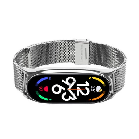Tech-Protect steel bracelet for Xiaomi Mi Band 7 / 7 NFC Silver