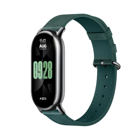 Original leather strap for Xiaomi Mi Band 8 / 9 green