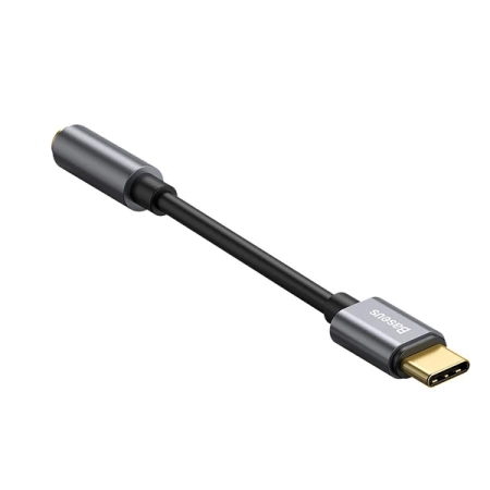 Baseus L54 USB Type-C to 3.5mm Jack Audio Adapter Gray