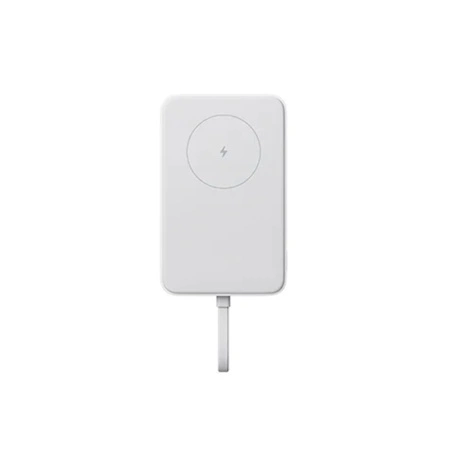 Магнітний портативний зарядний пристрій Xiaomi 33W 10000mAh білого кольору з індуктивним зарядним пристроєм та кабелем