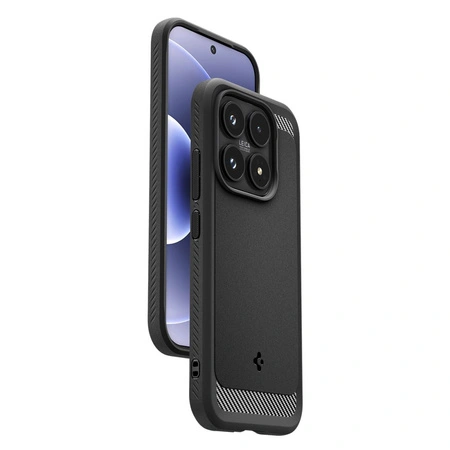 Etui ochronne Rugged Armor Spigen Matte Black Xiaomi 17