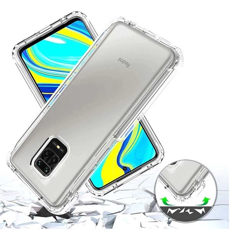 Xiaomi Redmi 9 Transparent Double Layer Protective Case