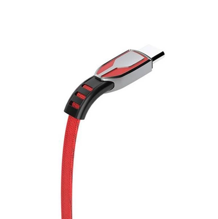 Кабель із швидкою зарядкою до 25 Вт USB Type-C в обплетенні Dudao 100 см червоний