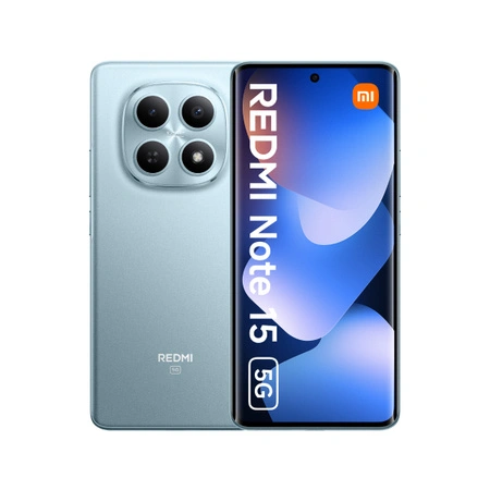 Смартфон Redmi Note 15 5G 6+128 ГБ кольору льодовиково-синій