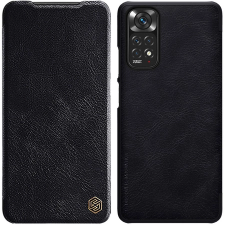 Nillkin Qin Zipper Leather Case Xiaomi Redmi Note 11S / Note 11 black