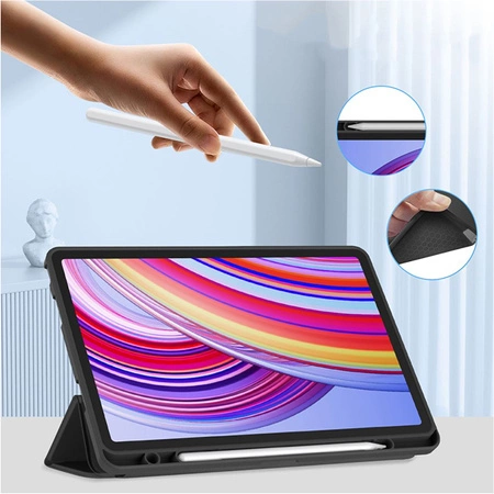 Чохол-ручка Tech Protect Smartcase для Redmi Pad Pro чорного кольору
